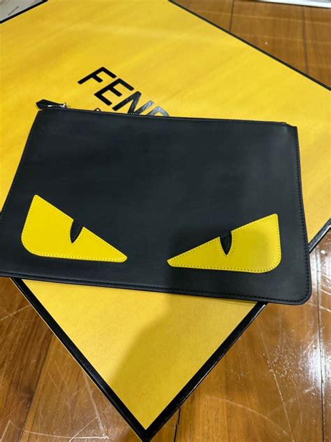 fendi clutch eyes
